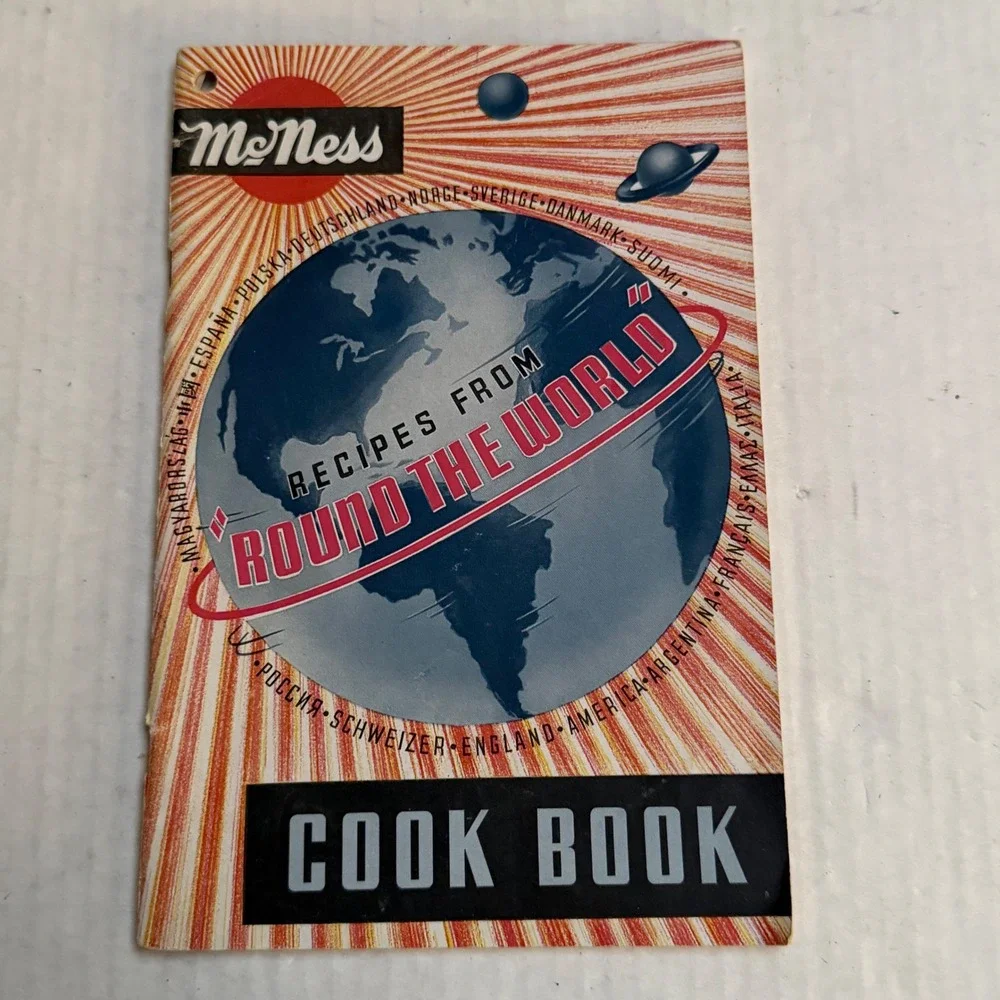Vintage McNess Cook Book Furst-McNess Company Foreign and American Recipes 64pg